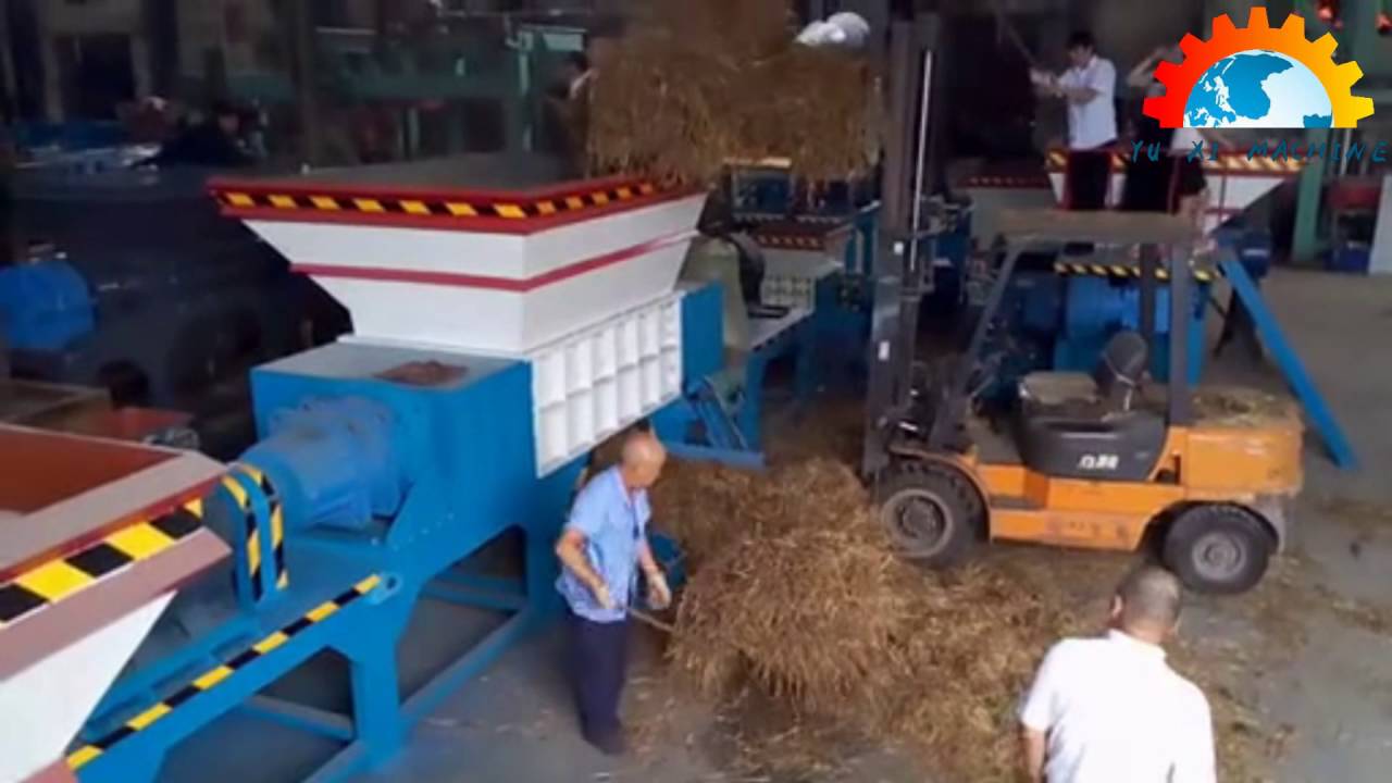 Agricultural Waste Recycling Plant Working Video