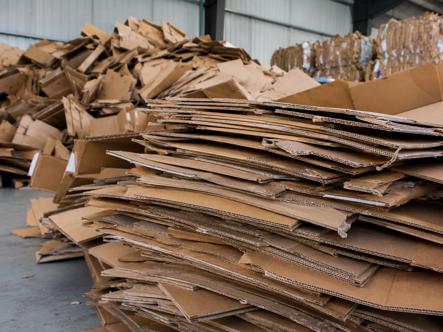 Baled waste paper
