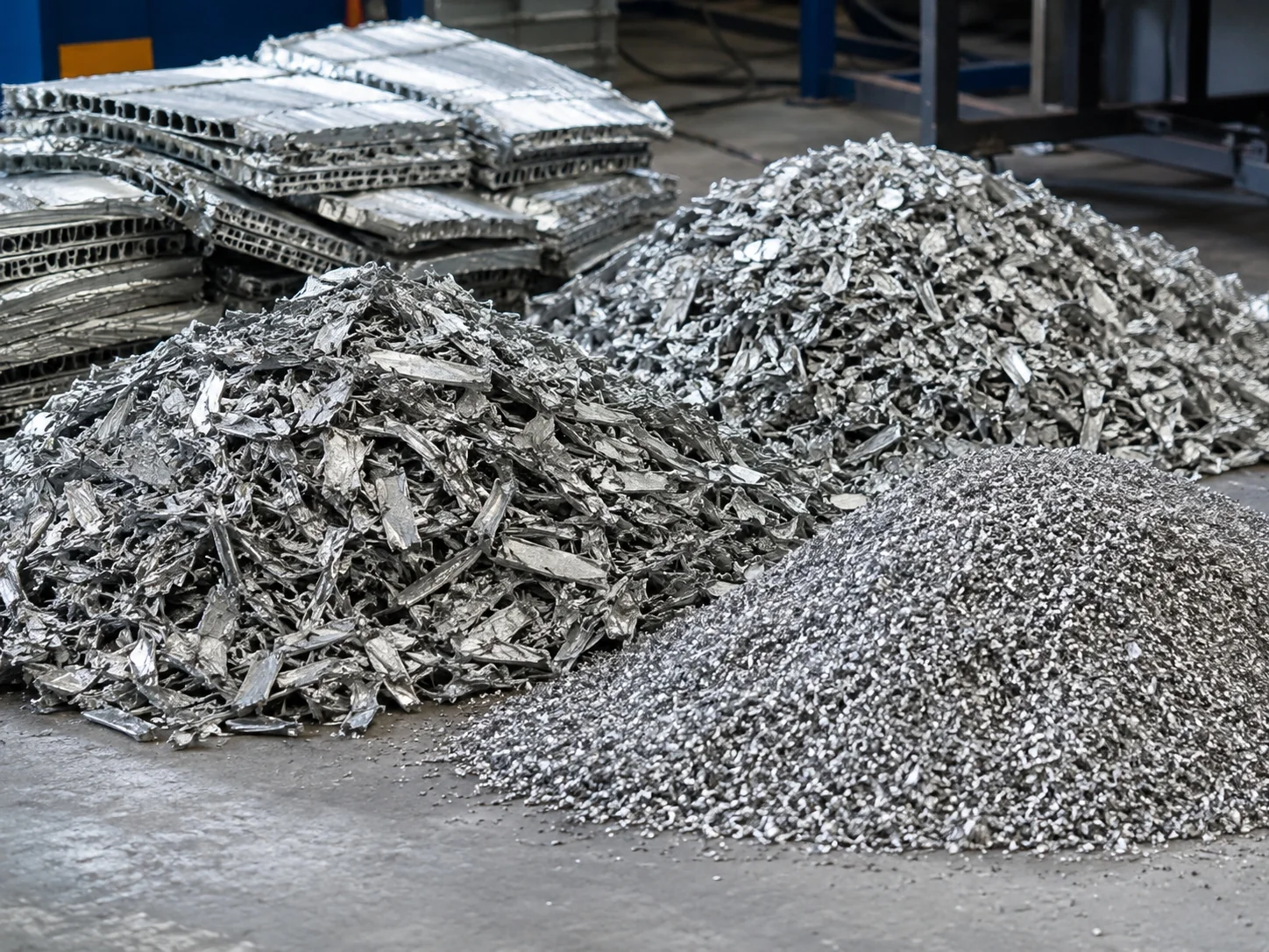 Recovered aluminum material