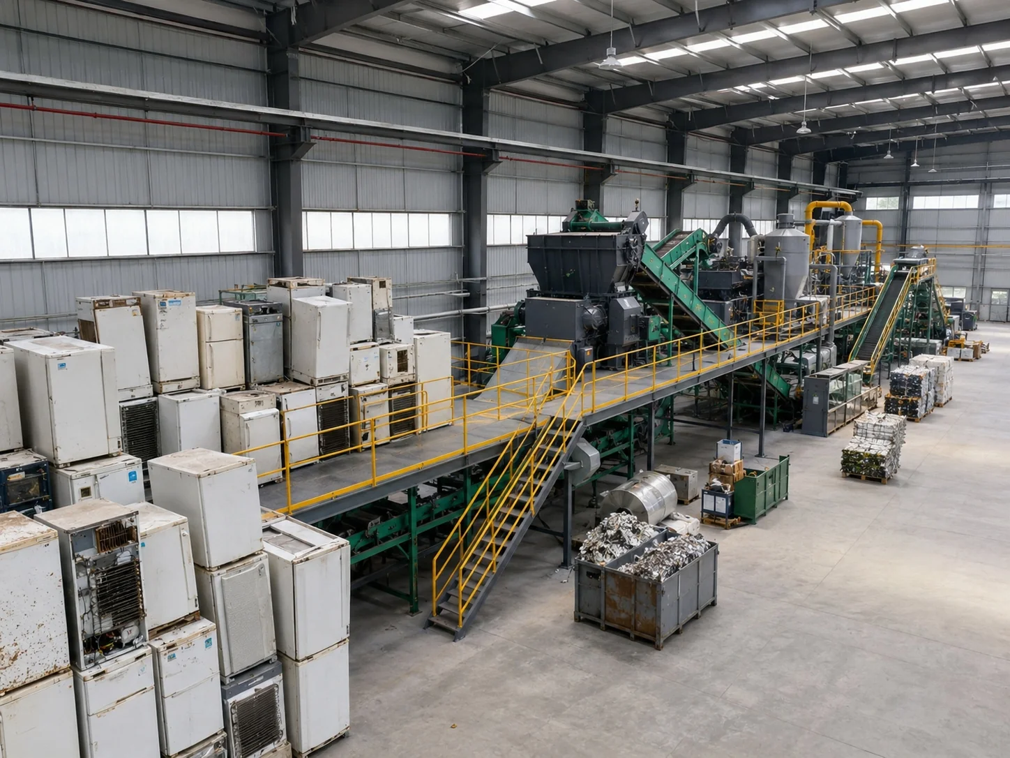 Waste Refrigerator & Household Appliance Recycling Plant