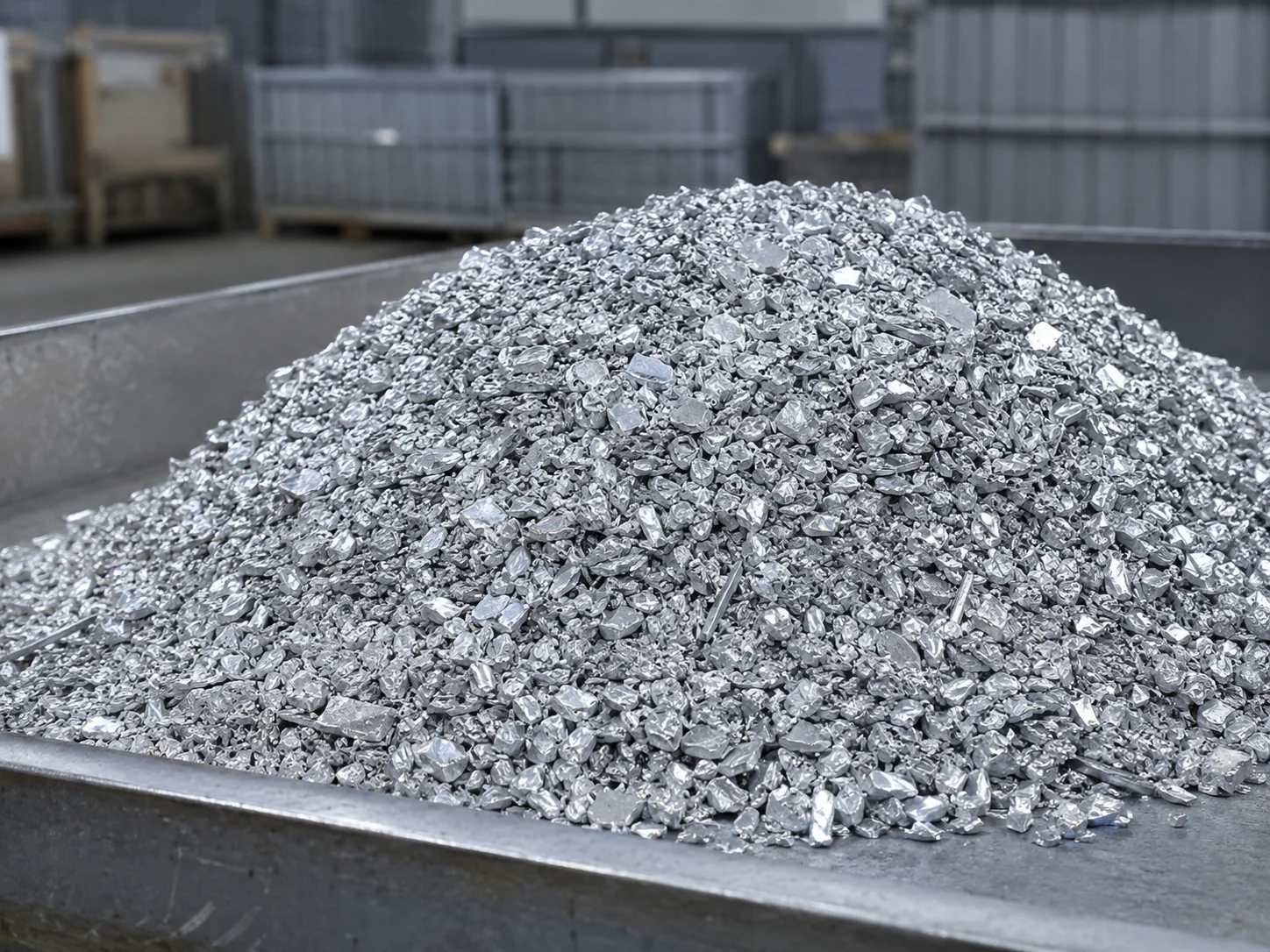 Clean aluminum fraction for recycling